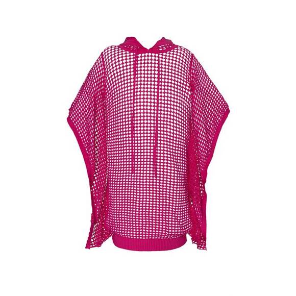 NEW PQ SWIM kids' reagan poncho in fuschia